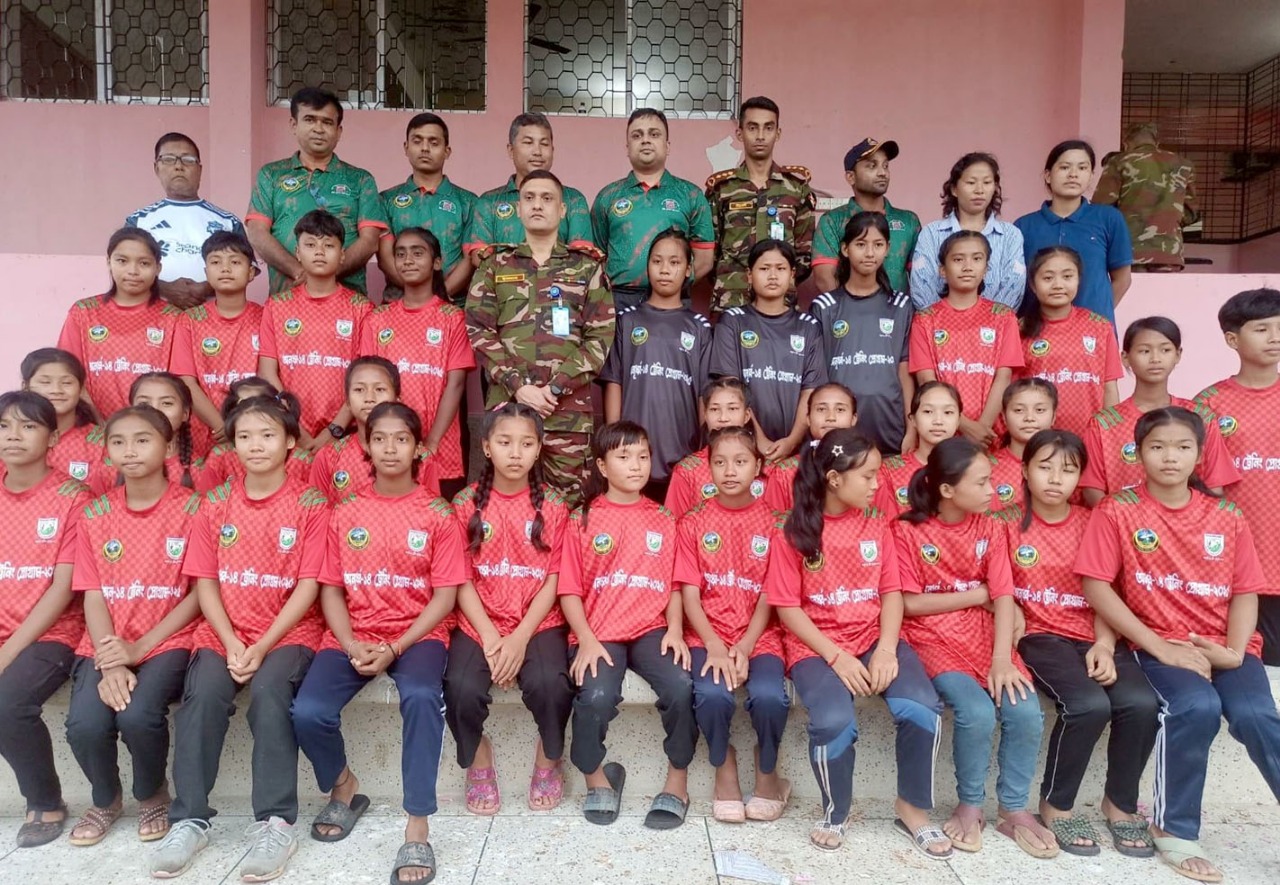 খাগড়াছড়িতে নারী ক্রীড়াঙ্গন উন্নয়নে সেনা রিজিয়ন