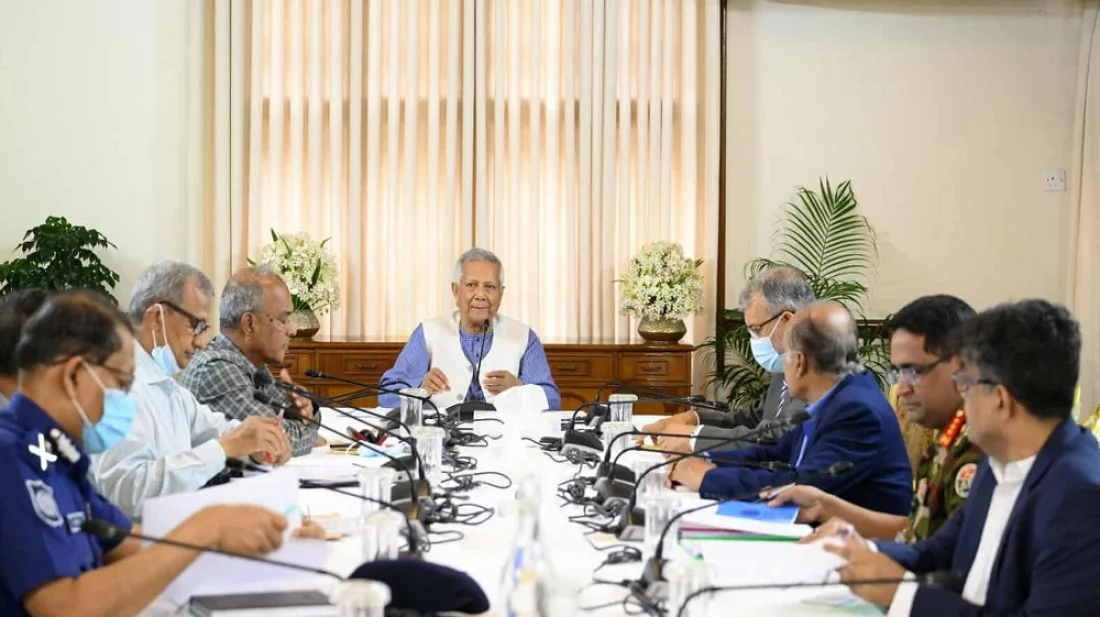 অবাধ ও নিরপেক্ষ নির্বাচন করতে আইনশৃঙ্খলা বাহিনীকে নির্দেশ প্রধান উপদেষ্টার