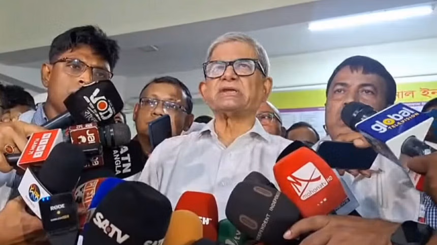 দল হিসেবে আ. লীগকে বিচারের আওতায় আনতে হবে: মির্জা ফখরুল