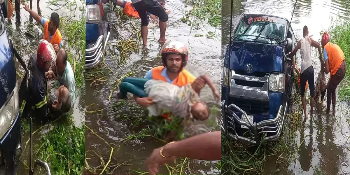 নোয়াখালীতে মাইক্রোবাস খাদে পড়ে একই পরিবারের ৭ জন নিহত