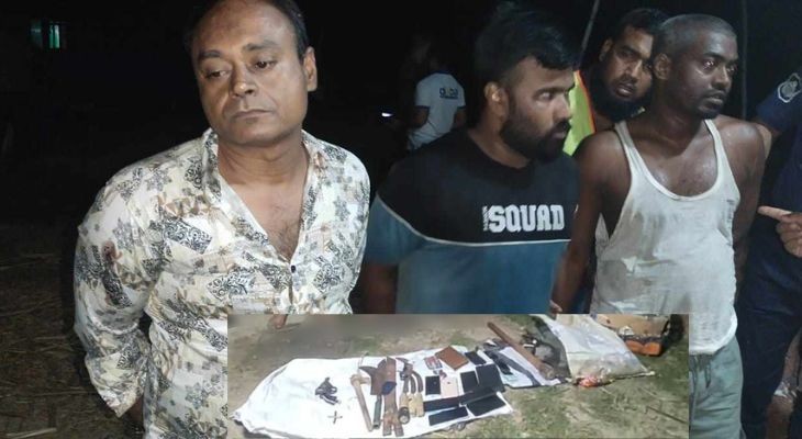 খুলনায় গ্রেনেড বাবুর সহযোগী তুহিনসহ আটক ৩, অস্ত্র উদ্ধার