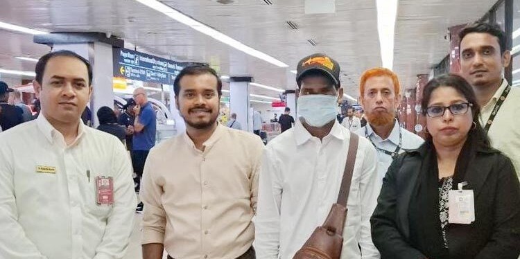 রাশিয়ায় প্রথম ধাপের চিকিৎসা নিয়ে ফিরলেন গণঅভ্যুত্থানে আহত খোকন