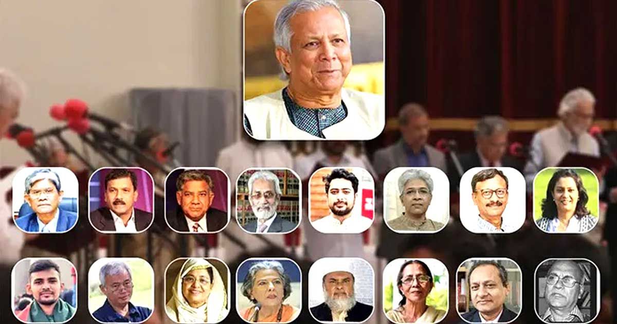 উপদেষ্টাদের দায়িত্ব পুনর্বণ্টন