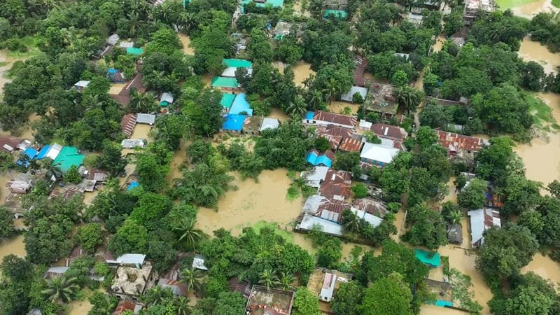 ফেনীর ফুলগাজী-পরশুরামে বন্যার পূর্বাভাস, সতর্কতা জারি