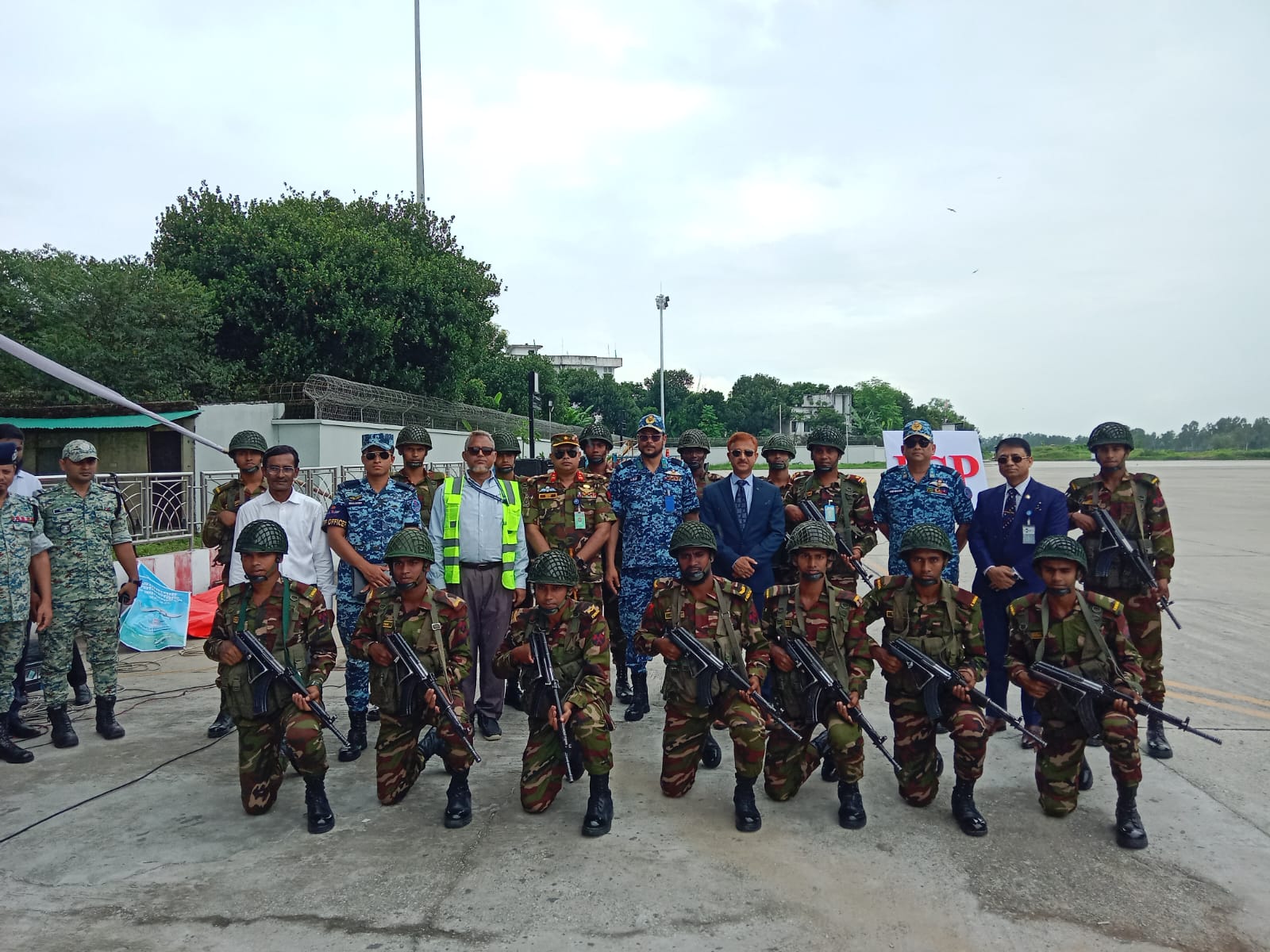 সৈয়দপুর বিমানবন্দরে নিরাপত্তা মহড়া