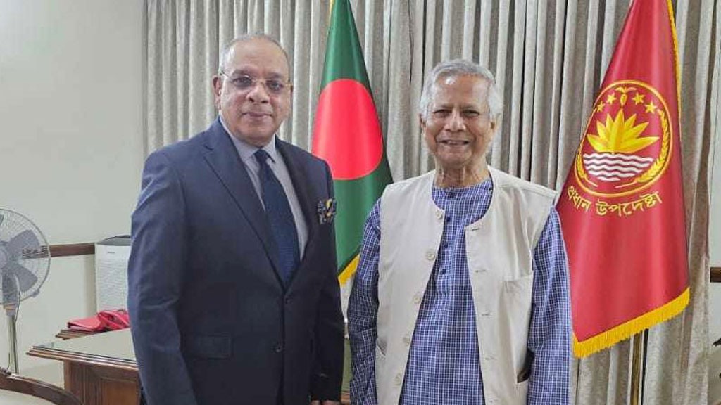 প্রধান উপদেষ্টার সঙ্গে বৈঠক করলেন প্রধান বিচারপতি