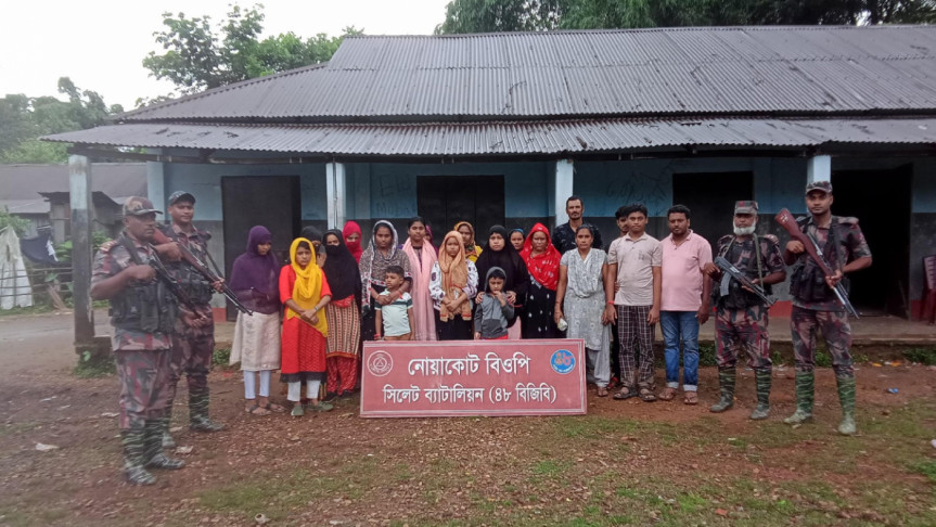 সিলেট-সুনামগঞ্জ সীমান্ত দিয়ে ৫৩ জনকে পুশইন
